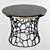 Sleek Circle Coffee Table 3D model small image 3