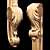 Elegant Classic Carved Leg: High-Quality, CNC-Compatible 3D model small image 2