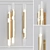 Elegant Wall Sconce Duo 3D model small image 3