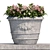 Outdoor Villa Planters 3D model small image 4