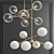 Elegant Chandelier Collection: 4 Exquisite Designs 3D model small image 3