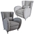 Baxter Lola: Sleek & Stylish Armchair 3D model small image 3