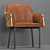 Modern Hudson Armchair with Sleek Design 3D model small image 2