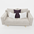 Title: Taylor Sofa: Plush Comfort & Exquisite Details 3D model small image 2