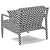 Sleek and Stylish Manhattan Armchair 3D model small image 8