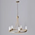 Helmsman 5-Light Chandelier: Elegant, Versatile Lighting 3D model small image 1