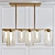 Radiant Glass Cylinder Chandelier 3D model small image 1