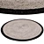 Modern Jute Rug by Kave Home 3D model small image 1