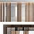 Decorative Wood Wall Panel Set 3D model small image 1