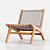 Nairobi Garden Armchair: Timeless Elegance 3D model small image 2