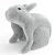 Cuddly Bunny Plush Toy 3D model small image 1