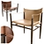 Trussardi Casa Saddle Chair: Sleek and Stylish Seating 3D model small image 1