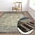 Premium Textured Carpets Set 3D model small image 5