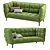 Incredible Hulk Sofa: Powerful Comfort for Your Living Room 3D model small image 3