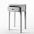 SAFAVIEH Abel End Table | Classic Design | 43x35x74 3D model small image 3