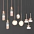 Modern Brass Pendant Light 3D model small image 1