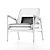 Elegant Carter Mid Century Chair 3D model small image 9