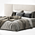 Elegant Modena Bed by Restoration Hardware 3D model small image 4