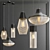 Sleek Pendant Lighting Renord 3D model small image 1