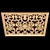 Title: Baroque Carved Decorative Screen 3D model small image 4