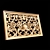 Title: Baroque Carved Decorative Screen 3D model small image 5