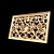 Title: Baroque Carved Decorative Screen 3D model small image 7
