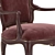 Luxury Canova Armchair 3D model small image 2