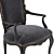 Luxury Canova Armchair 3D model small image 3