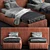 Tuyo Bed: Effortless Elegance 3D model small image 2