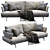 Quinta Strada: Stylish Italian Sofa 3D model small image 1