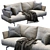 Quinta Strada: Stylish Italian Sofa 3D model small image 3