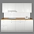 Modern White IKEA Kitchen Set 3D model small image 9