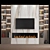  Modern TV Wall Unit 02 3D model small image 1