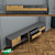 Modern Modena TV Cabinet: Sleek Design, Spacious & Stylish 3D model small image 3