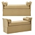 Kravet Salamanca Bench: Elegant and Versatile Seating 3D model small image 1