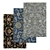 Luxury Carpet Set: High Quality Textures 3D model small image 1