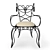 Luxurious Ceccotti Ram Armchair: Elegant Design & Superior Comfort 3D model small image 2