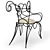 Luxurious Ceccotti Ram Armchair: Elegant Design & Superior Comfort 3D model small image 3