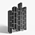 Elegant Ceccotti Skyline Bookcase 3D model small image 4