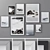 Picture Perfect: 102-Piece Photo Frames Set 3D model small image 1