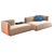 Cozy Italia Sofa, Composition 01 3D model small image 1