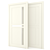 Modern Ivory Door: Tecnho 3D model small image 1