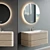 Duravit Happy D.2 Plus Vanity: Stylish & Functional 3D model small image 1