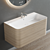 Duravit Happy D.2 Plus Vanity: Stylish & Functional 3D model small image 2