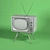 Vintage Television Set 3D model small image 2