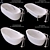 Luxurious TOTO Bathtubs: JY1744 & FBYN1826 3D model small image 1