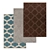 Luxury Rug Set: High-Quality Textures - 3 Variations 3D model small image 1