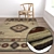 Luxury Carpet Set: High-Quality Textures for Versatile Scenes 3D model small image 5