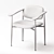AM.PM Floyd Chair: Stylish Steel Frame with Walnut Armrests 3D model small image 3