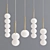 Modern Silver Glass Pendant Lamps by Terzani 3D model small image 1